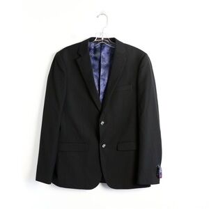 Soul of London men’s suit jacket black classic business casual formal slim fit
